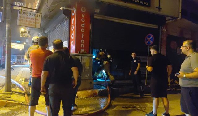 Hatay'da iş yerinde çıkan yangın hasara neden oldu