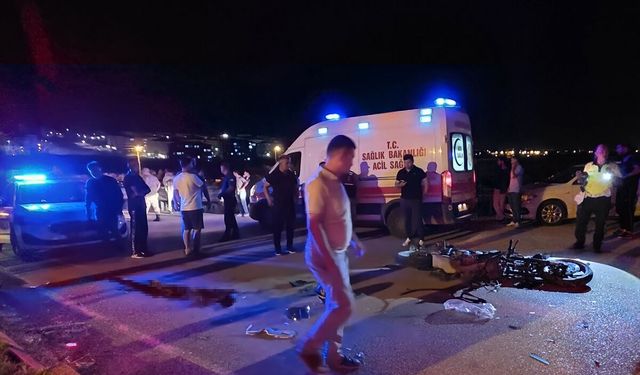 Hatay'da otomobil ile motosiklet çarpıştı, 1 kişi öldü, 1 kişi yaralandı