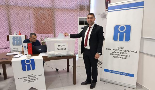 İnşaat mühendisleri odası Kahramanmaraş temsilciliği’nde seçim heyecanı