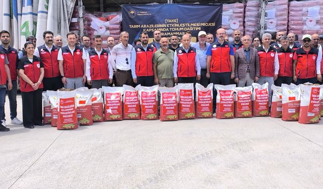 Kahramanmaraş’ta Üreticiye Tohum Desteği: Atıl Araziler Üretime Kazandırılıyor