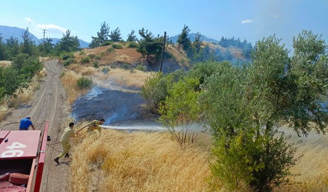 Kahramanmaraş’ta Ziraat Yangını Kontrol Altına Alındı
