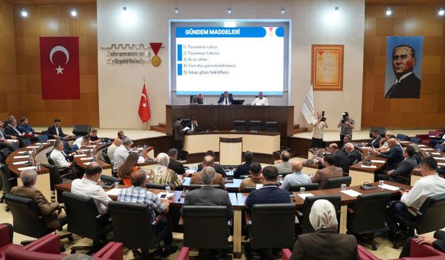 Kahramanmaraş Büyükşehir Meclisi Temmuz Ayı Toplantısını Gerçekleştirdi