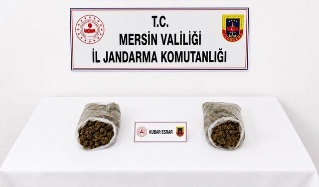 Mersin'de uyuşturucu satıcılarına yönelik operasyonda 2 şüpheli tutuklandı