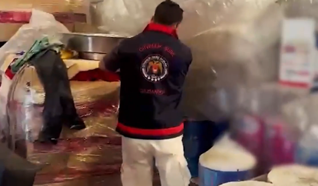 Gaziantep'te 34 bin 650 sahte temizlik ürünü ele geçirildi