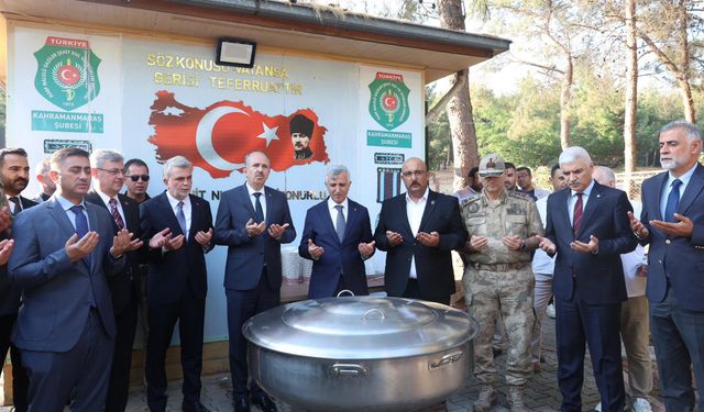 Kahramanmaraş'ta Şehitlerimizin Aziz Hatırasına Anlamlı Aşure Programı