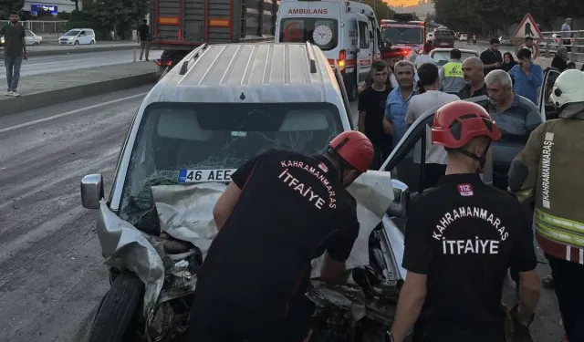 Kahramanmaraş'ta Zincirleme Trafik Kazası: 4 Kişi Yaralandı