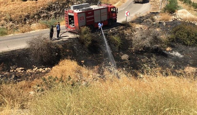 Nizip'te tarla yangınına müdahale eden kişi hayatını kaybetti