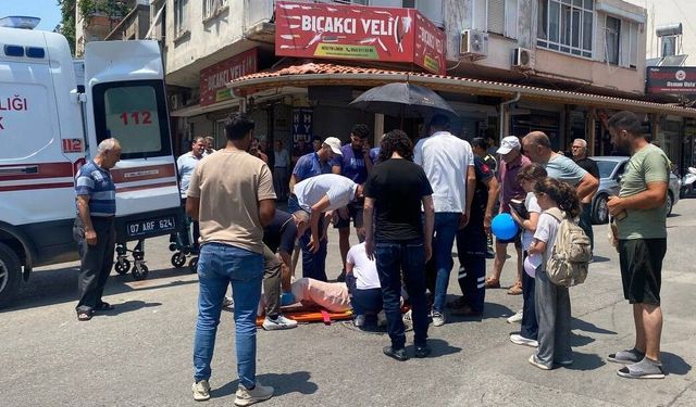 Serik'te motosikletlerin çarpışması sonucu 1 kişi yaralandı