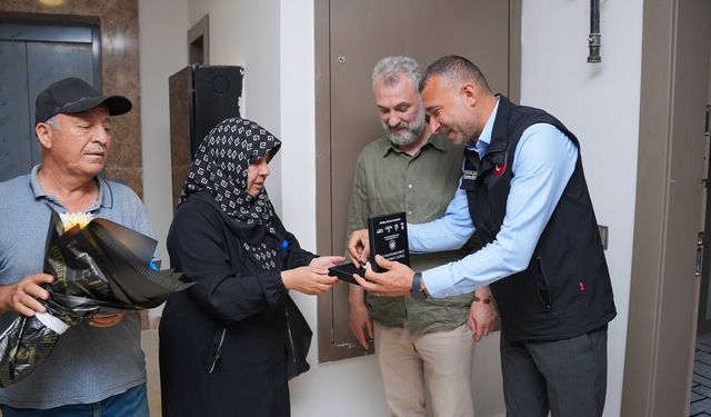 Doğukent’te hak sahipleri yeni yuvalarına kavuştu