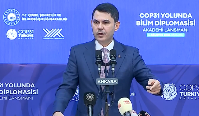 COP31 Başkanı Murat Kurum, Lansman’da Önemli Mesajlar Verdi