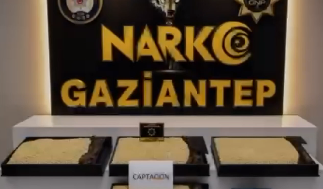 Gaziantep’te Mutfak Araçları İçine Gizlenmiş 400 Bin Sentetik Hap Ele Geçirildi