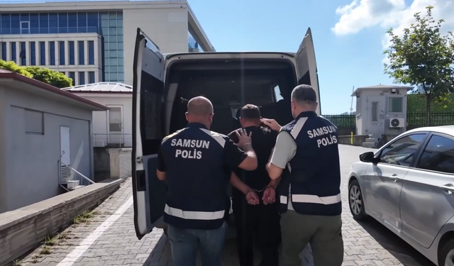 Samsun'da 10 Yıl Hapisle Aranan Tribün Lideri Karavanda Yakalandı