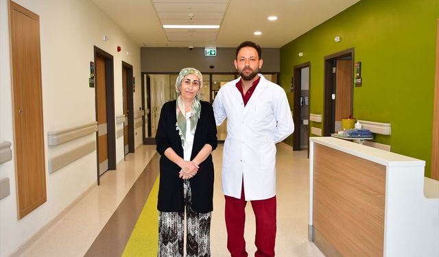 Gaziantep'te hastanın karnından yaklaşık 20 kilogramlık tümör çıkarıldı