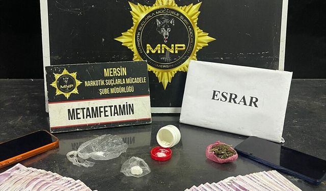 Mersin'de uyuşturucu operasyonunda yakalanan 7 zanlı tutuklandı