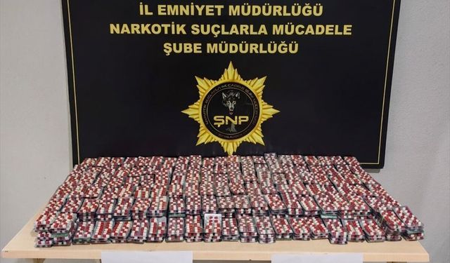 Şanlıurfa'da 13 bin 100 uyuşturucu hap ele geçirildi