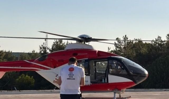 Şırnak'ta ambulans helikopter zehirlenen 2 yaşındaki çocuk için havalandı
