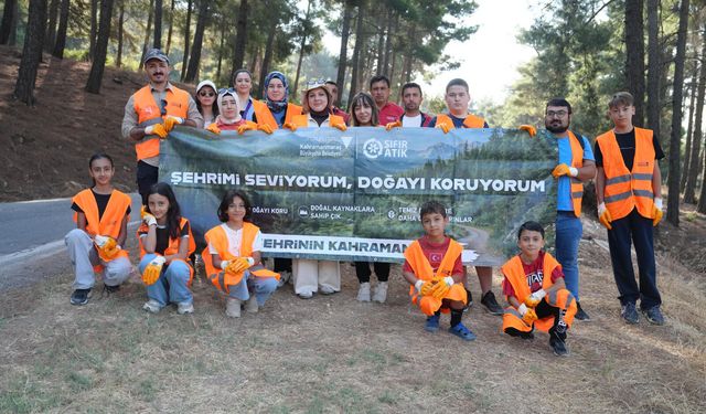 Kazma Bağları’nda Doğayı Kirletenlere Çocuklardan Örnek Ders