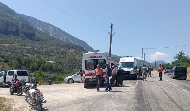 Mersin'de bahçeye yuvarlanan motosikletin sürücüsü hayatını kaybetti