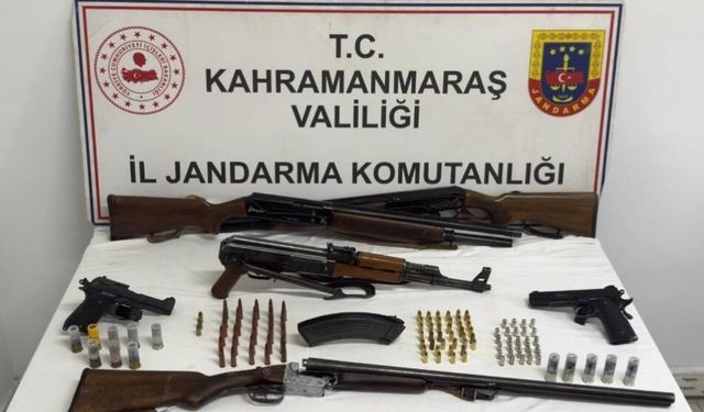 Kahramanmaraş’ta Silah ve Mühimmat Ticareti Operasyonu: 7 Şüpheli Gözaltında
