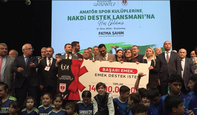 Gaziantep Büyükşehir'den Amatör Spora 14 Milyon TL'lik Destek