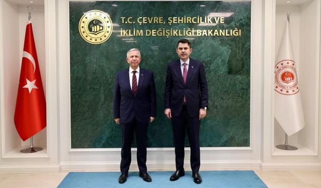 Ankara İçin Kritik Zirve! Bakan Murat Kurum İle Mansur Yavaş Bir Araya Geldi