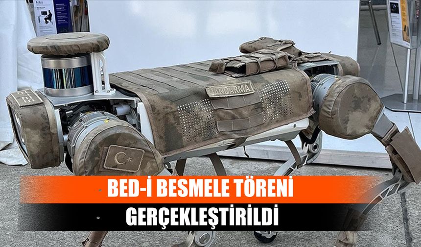 Robot Köpek Keçi Dağlarda Mehmetçik'e Siper Oluyor