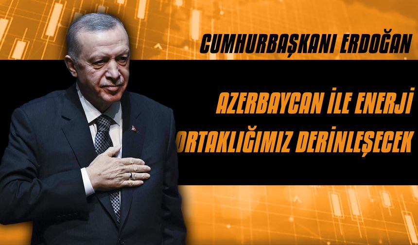 Cumhurbaşkanı Erdoğan: Azerbaycan ile enerji ortaklığımız derinleşecek