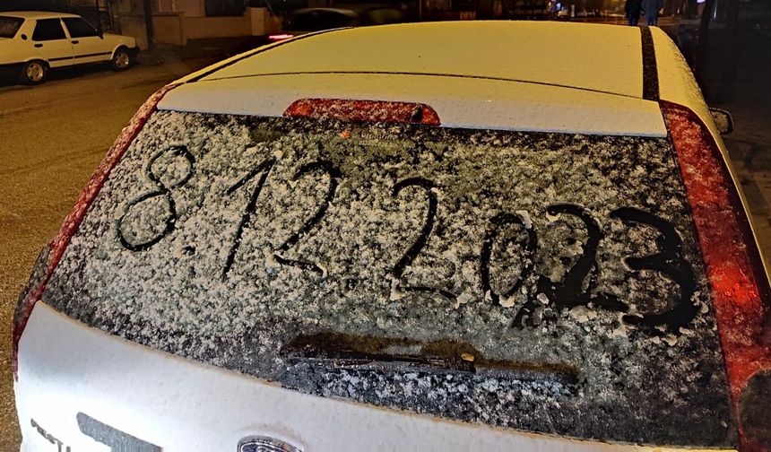 Marmara'da kar yağışı başladı