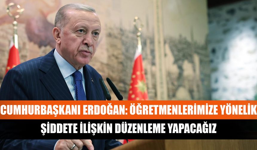 Cumhurbaşkanı Erdoğan'dan Yeni Anayasaya İlişkin Açıklama!
