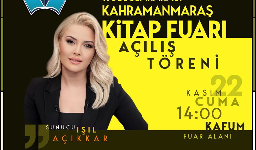 9. Uluslararası Kahramanmaraş Kitap Fuarı Yarın Misafirlerine Kapılarını Açıyor