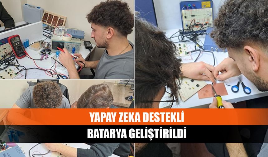 Yapay zeka destekli batarya geliştirildi
