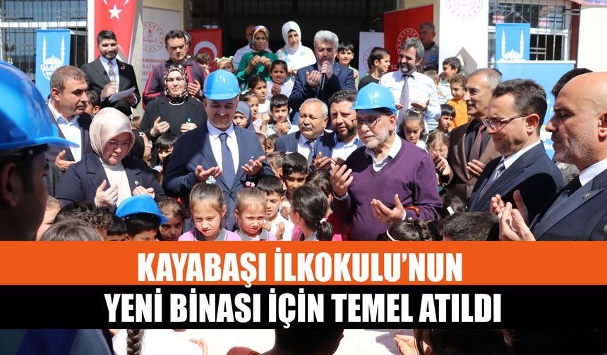 Kayabaşı İlkokulu’nun Yeni Binası İçin Temel Atıldı