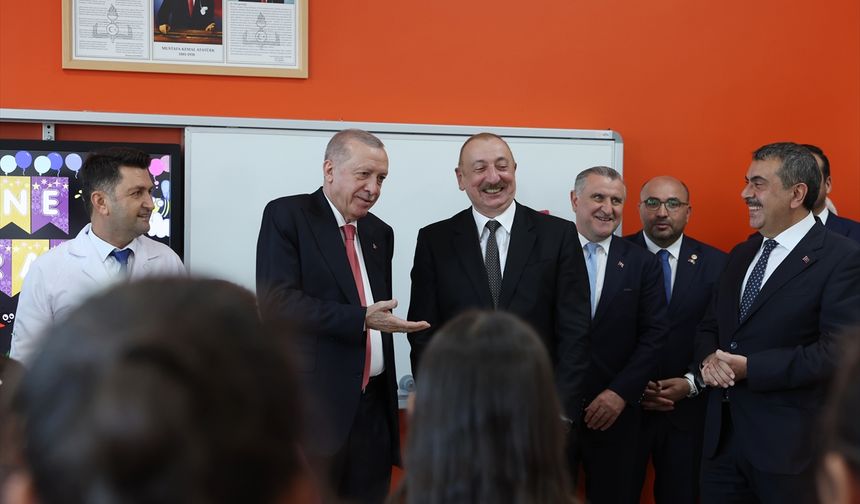Cumhurbaşkanı Erdoğan ve Azerbaycan Cumhurbaşkanı Aliyev, Kahramanmaraş'ta