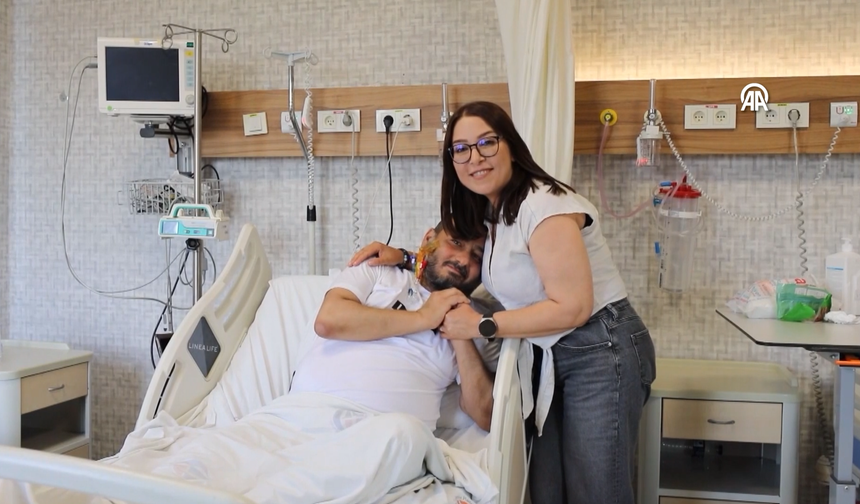 Diyalizle başlayan aşkta nakil mutluluğu