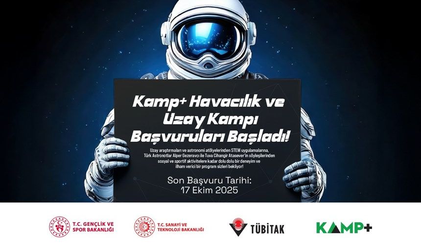 "KAMP+ Havacılık ve Uzay Kampı" başvuruları başladı!