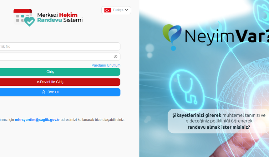 MHRS randevu nasıl alınır e-Devlet| Nasıl iptal edilir?
