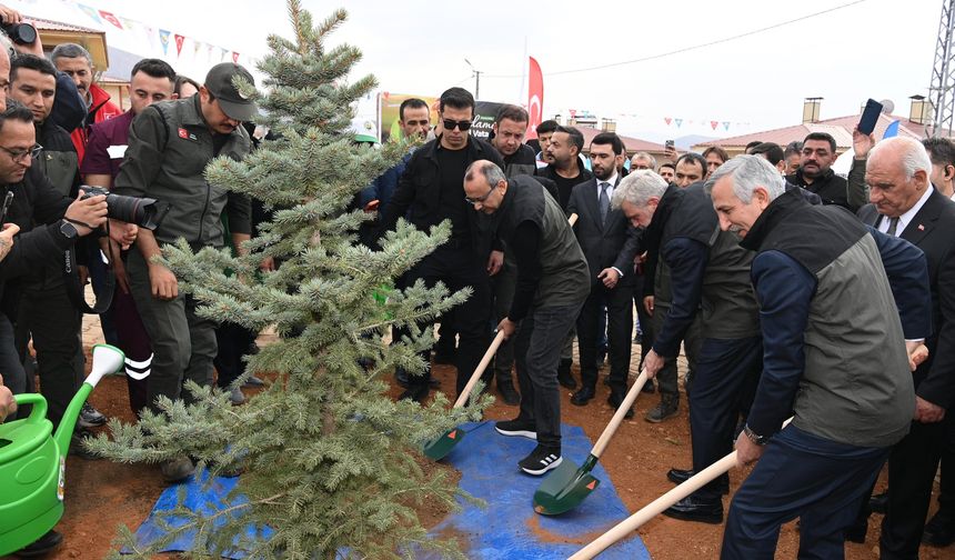 Kahramanmaraş’ta 55 bin fidan toprakla buluştu
