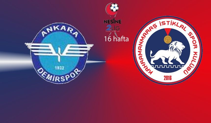 İstiklalspor-Ankara Demirspor Maçı İlk 11 Belli Oldu CANLI İzle
