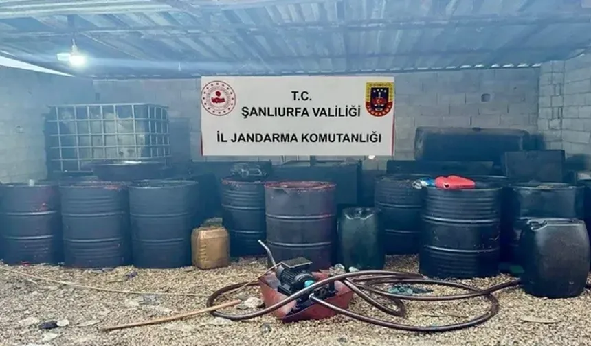 Şanlıurfa'da 3 bin 900 litre kaçak akaryakıt ele geçirildi