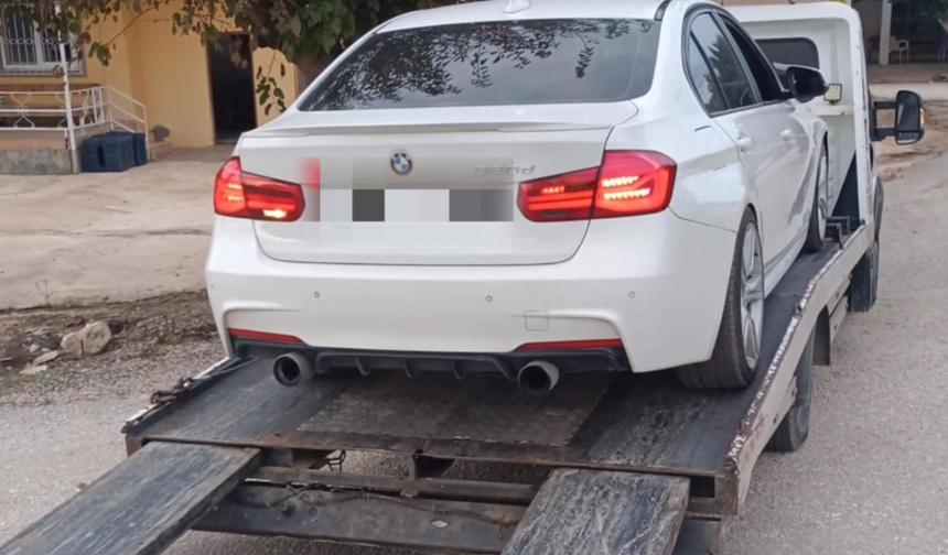 Mersin'de "abart egzoz" tespit edilen 42 araç trafikten men edildi