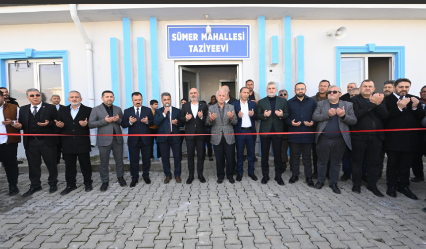 Dulkadiroğlu Sümer Mahallesi Taziyeevi hizmete açıldı!