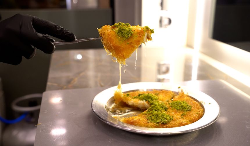 Kış aylarının vazgeçilmez lezzeti: "Künefe"