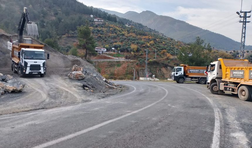 Onikişubat Belediyesi'nden 17 mahallede 26 noktada çalışma
