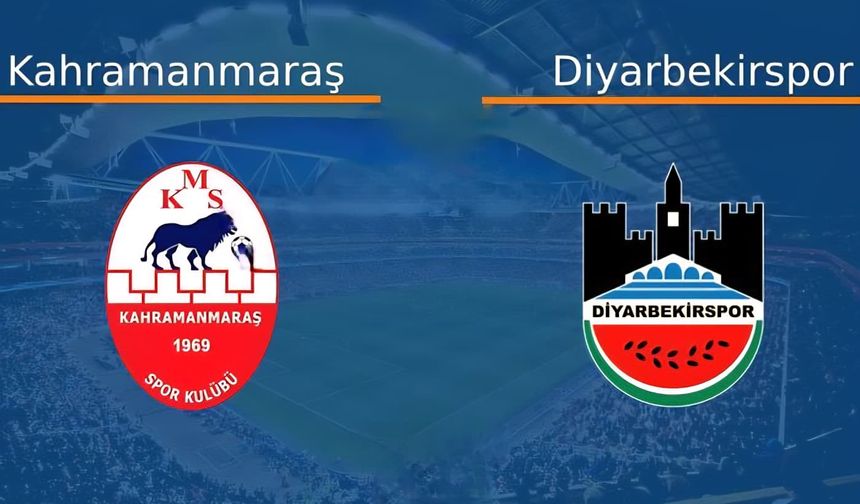Kahramanmaraş–Diyarbekirspor Maçı Saat Kaçta, Hangi Kanalda?