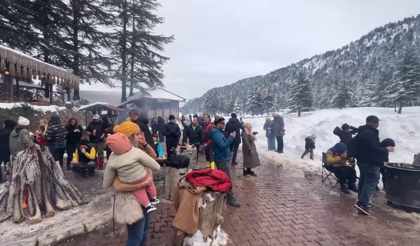 Kahramanmaraş’ta Kar Keyfi! Yedikuyular ve Başkonuş’ta Hafta Sonu Yoğunluğu