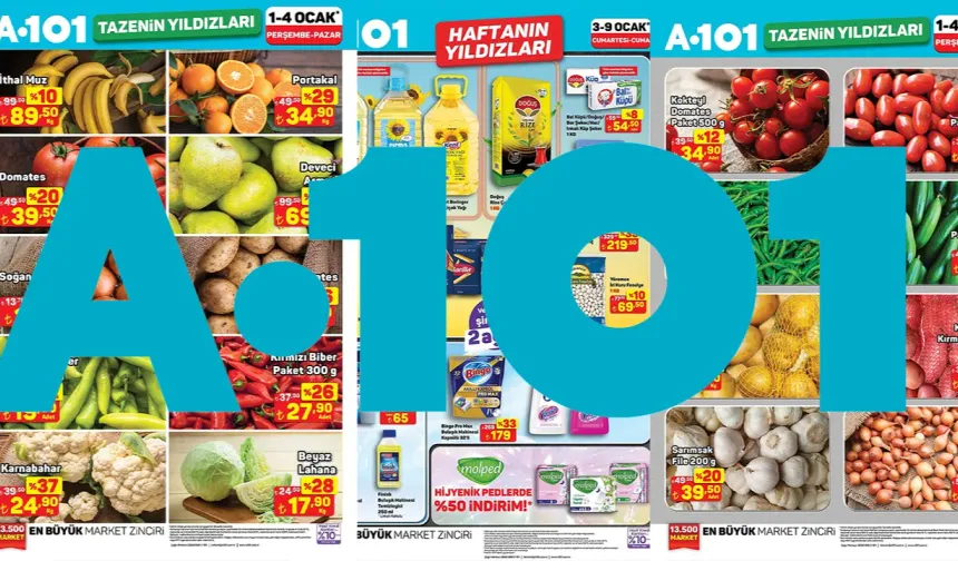 A 101 3-9 OCAK 2026 HAFTANIN YILDIZLARI KATALOĞU YAYINLANDI!