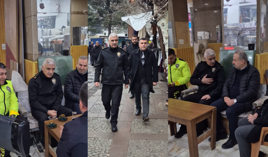 İl Emniyet Müdürü Hasan Yiğit’ten Esnafa Sahada Güven Mesajı!