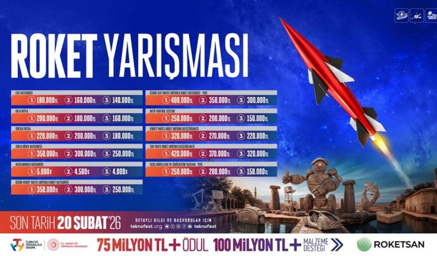TEKNOFEST 2026 Roket Yarışması İçin Geri Sayım Başladı!