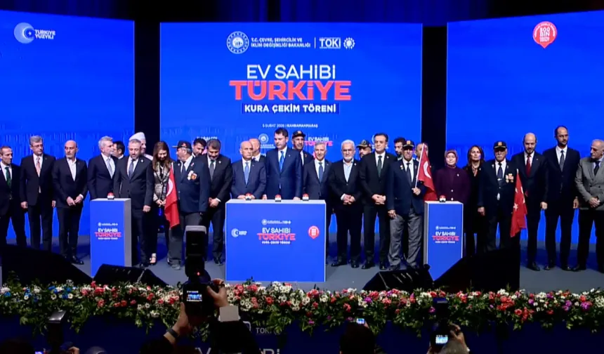 KAHRAMANMARAŞ’TA 8 BİN 195 SOSYAL KONUTUN KURASI ÇEKİLDİ