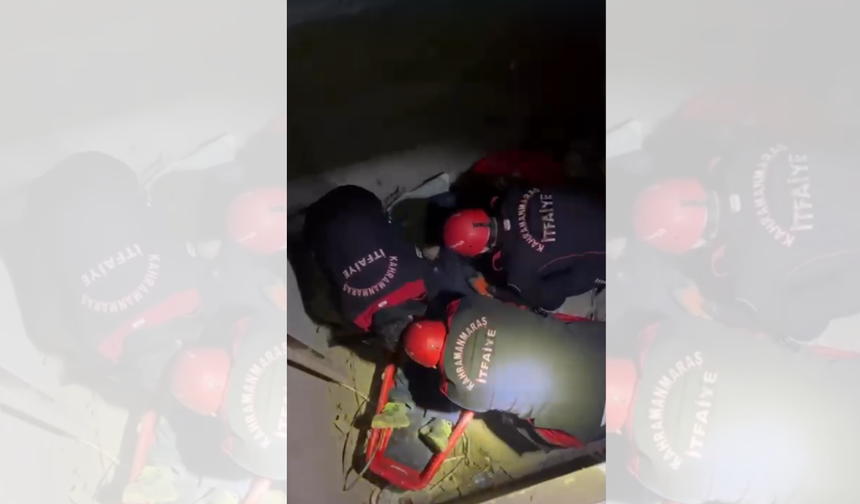 Kahramanmaraş'ta itfaiye ekipleri zamanla yarıştı!